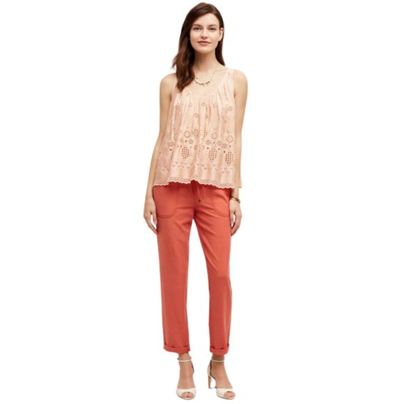 VANESSA VIRGINIA (Anthropologie) Boho Eyelet Top - Picture 9 of 9